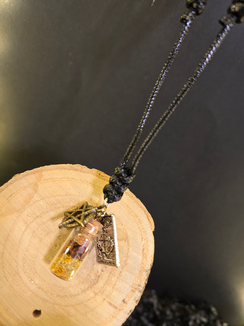 Alchemal Transformation Ritual Jar Necklace