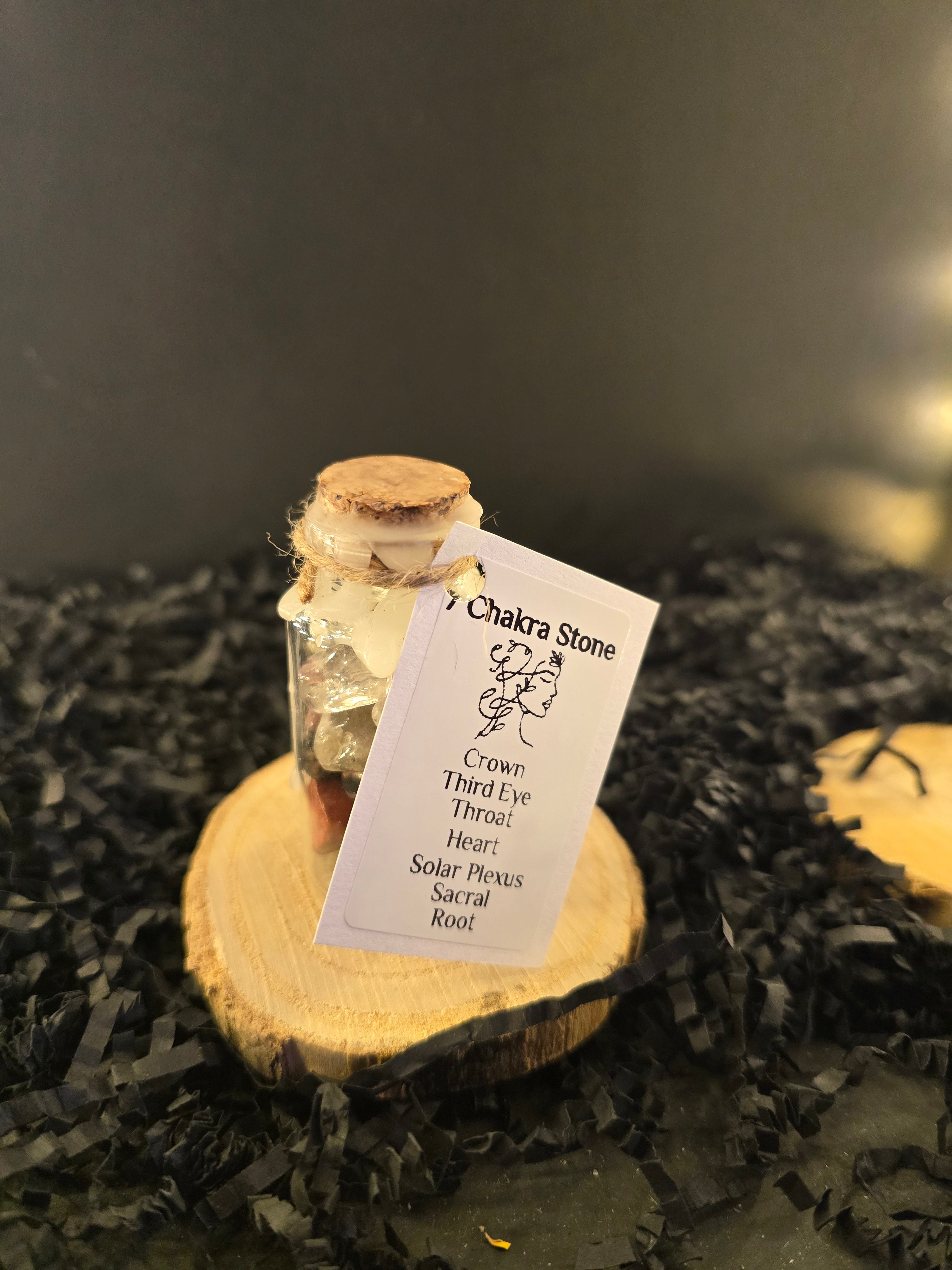 7 Chakra Stone Jar