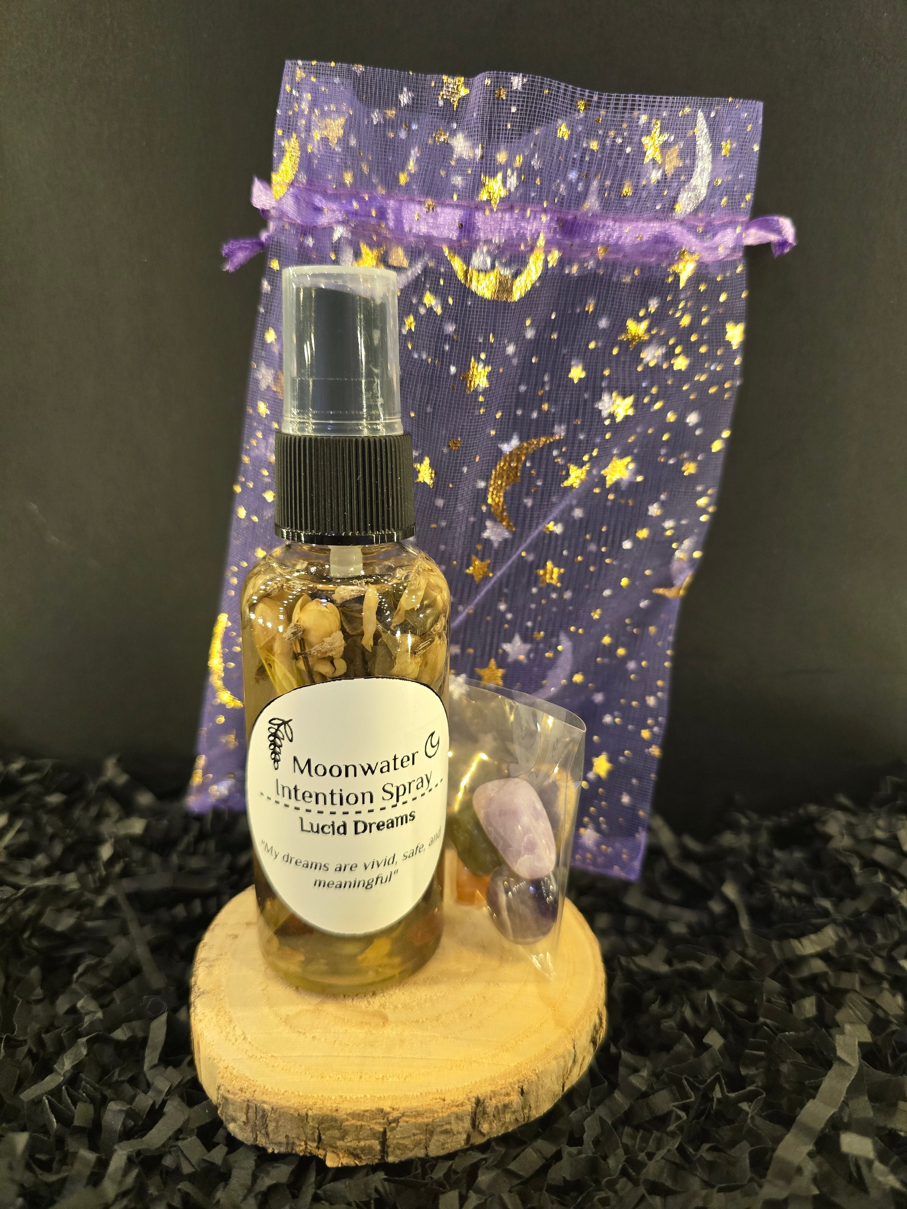 Lucid Dreams Moonwater Spray and Crystal Bundle