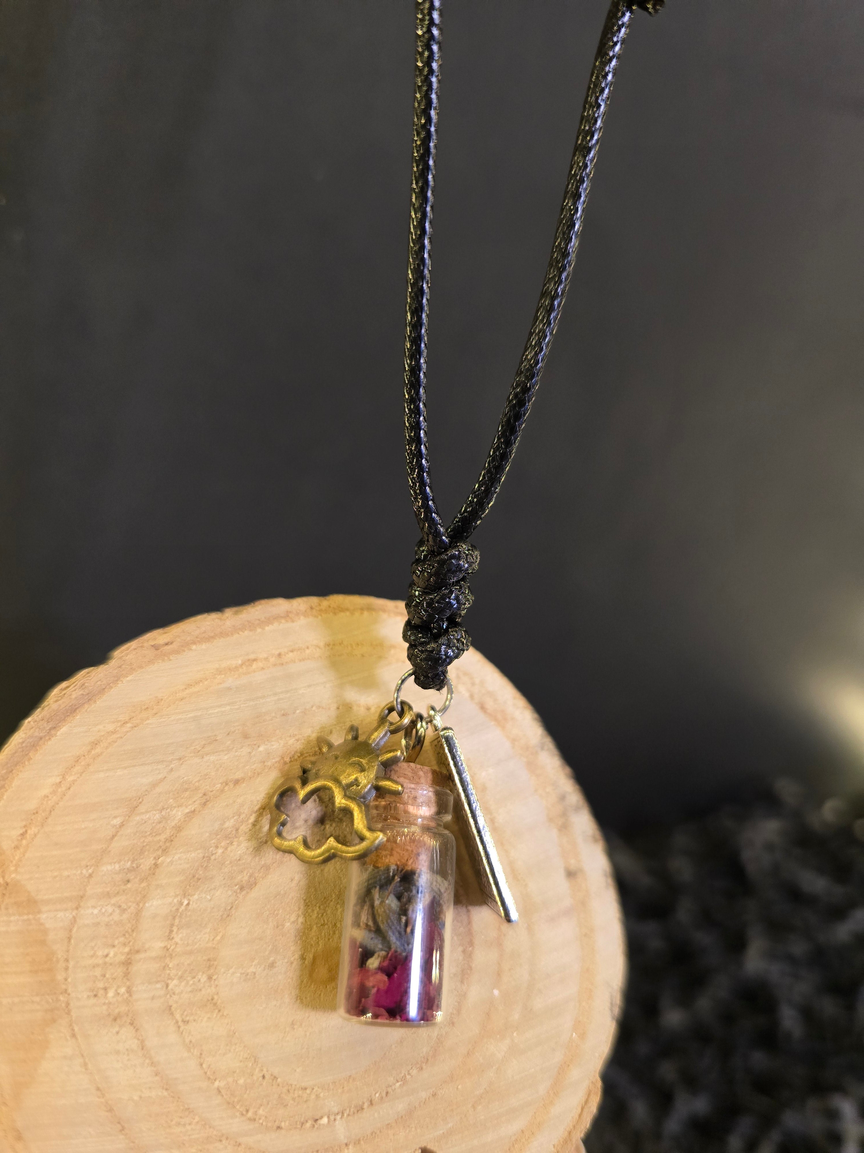 Moonwater Healing Ritual Jar Necklace