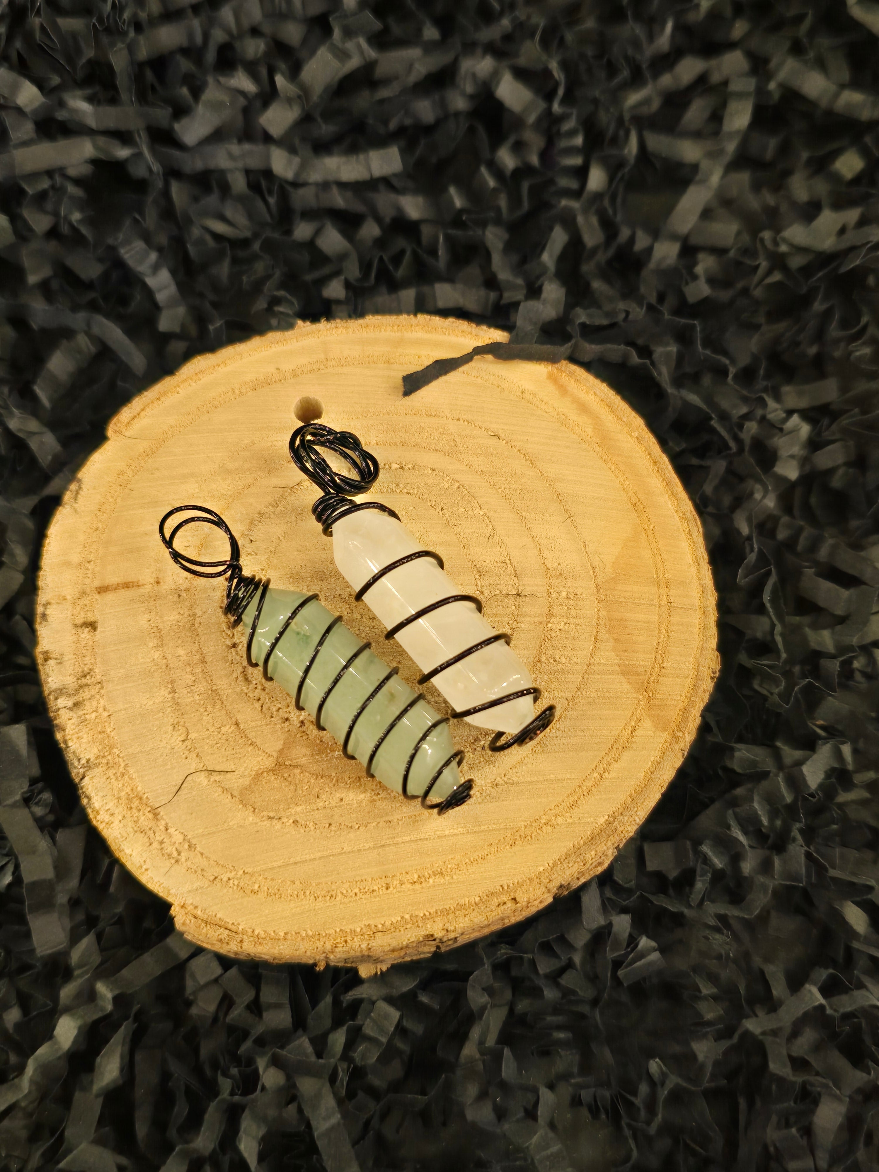Wire Wrapped Crystal Points