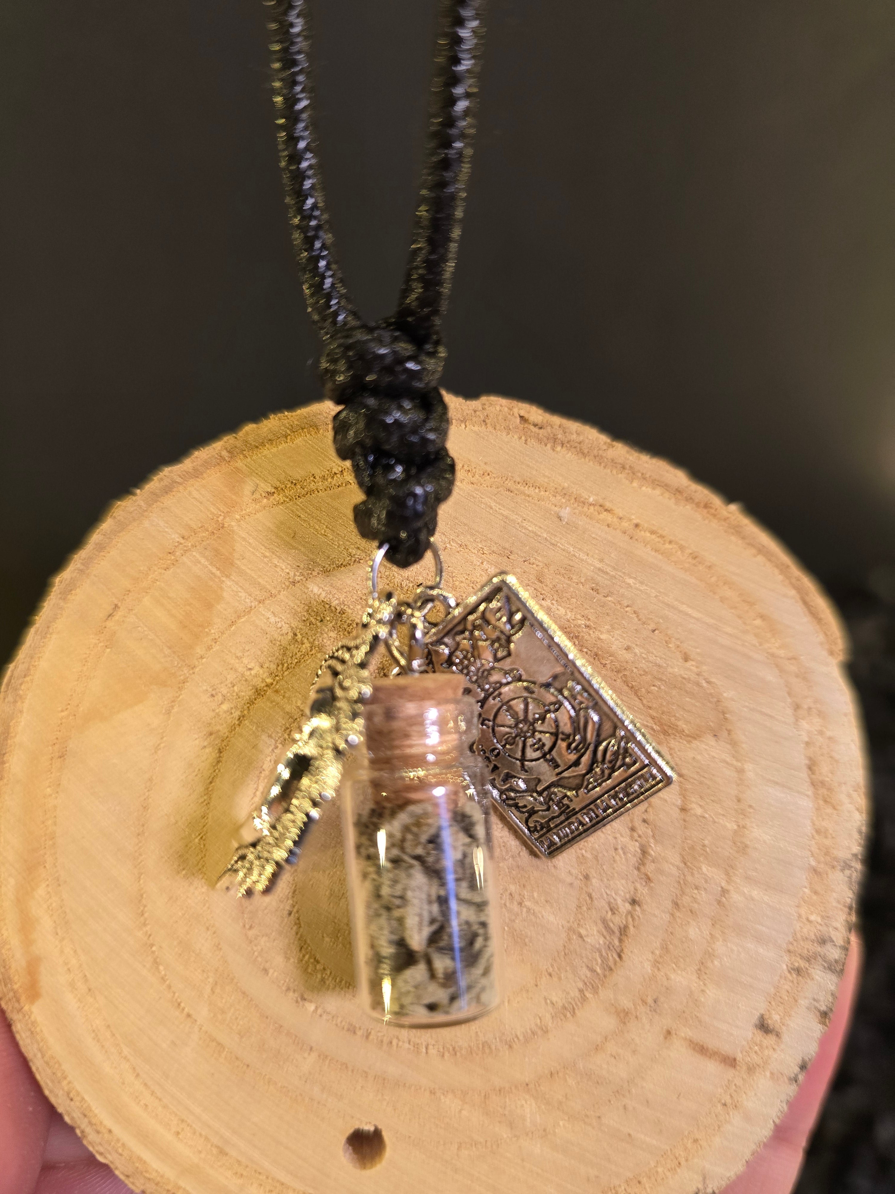 Lunar Clarity& Insight Ritual Jar Necklace